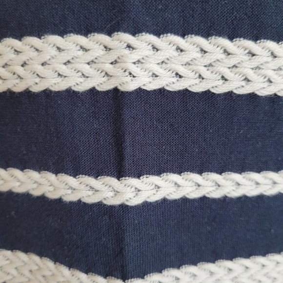 Max Studio Navy And Cream Sleeveless Dress - Picture 2 of 6